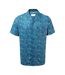 Craghoppers Mens Hula NosiBotanical Short-Sleeved Shirt (Poseidon Blue) - UTCG1744