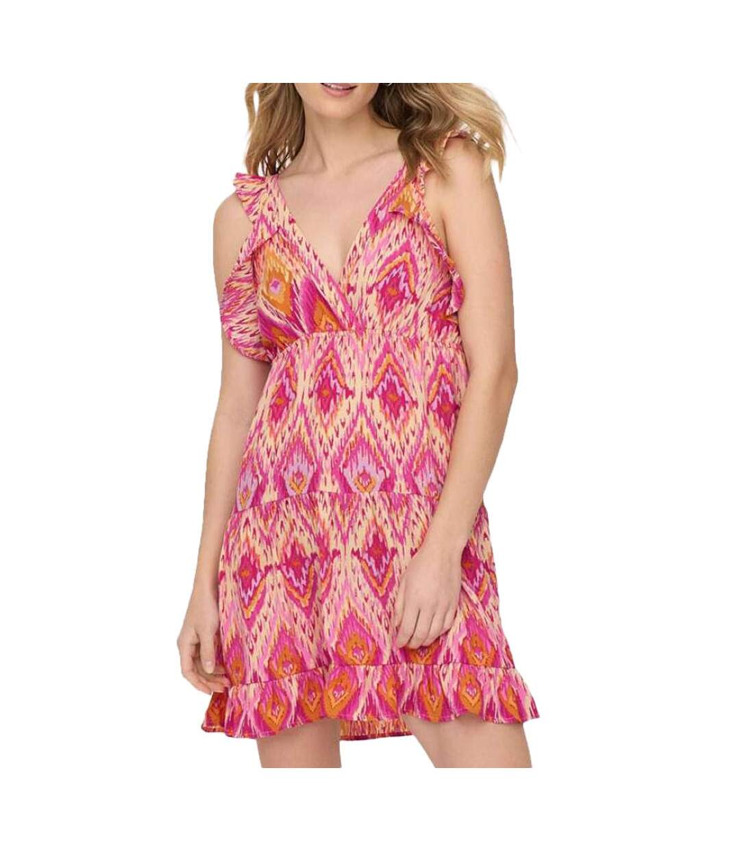 Robe Rose/Orange Femme Only Alma Life 15256824 - L-1