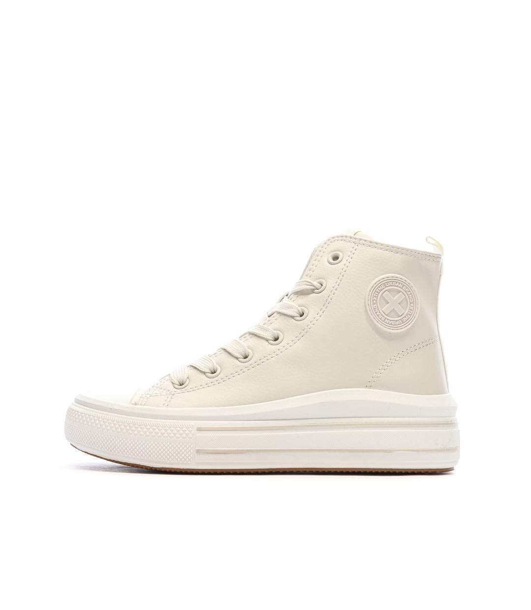 Baskets beige femme xti  151065-1