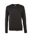 Mens Galaxy V Neck Jumper Black SOLS-1