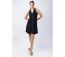 Robe courte féminine MAURINE noire Coton Du Monde-2