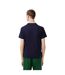 Mens Roland Garro Edition Logo Jersey T-shirt Blue Lacoste-2
