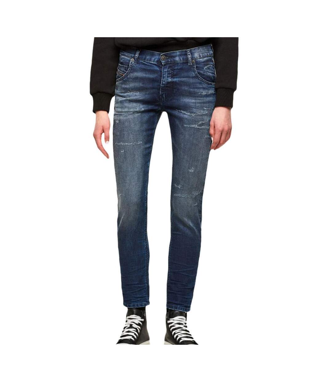 Jean Boyfriend Bleu Femme Diesel Krailey - 23