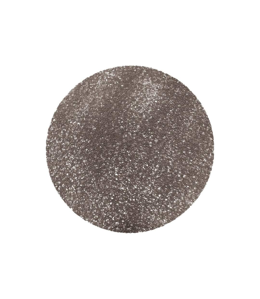 Set de Table Rond Tortilla 38cm Gris-1