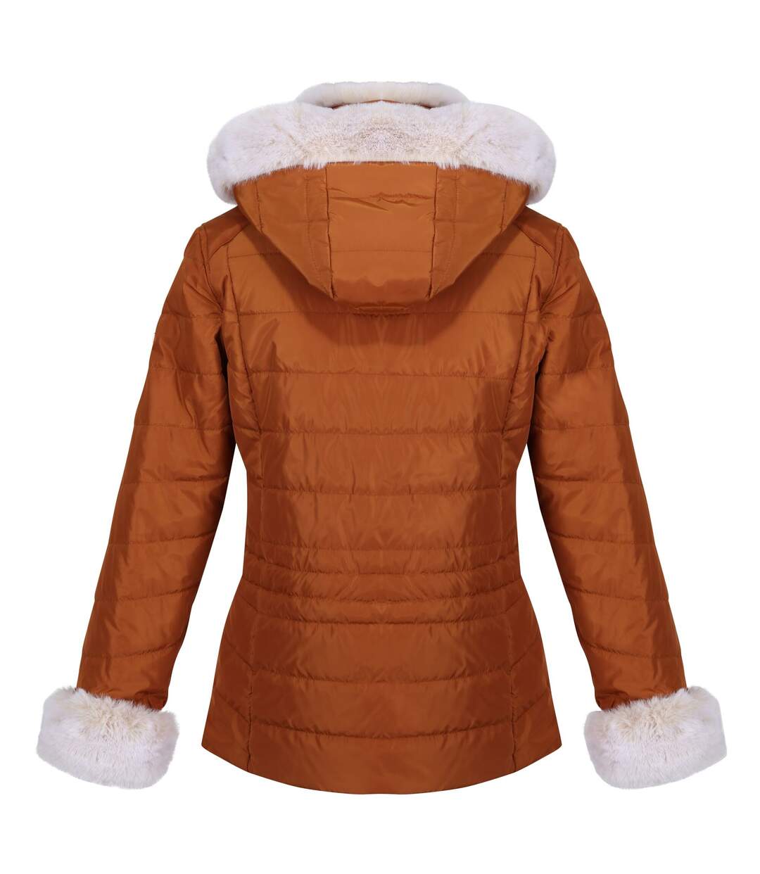 Womens/ladies willabella faux fur trim jacket copper almond Regatta