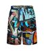 Mens Graffiti Shorts Multicoloured Print Off White-2
