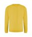 AWDis Just Hoods AWDis Unisex Crew Neck Plain Sweatshirt (280 GSM) (Sun Yellow) - UTRW2014