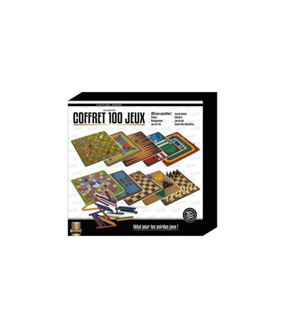 Coffret 100 Jeux Classique 28cm Multicolore