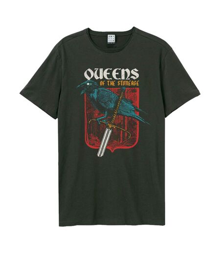 T-shirt Sword And Crow Adulte Charbon Amplified