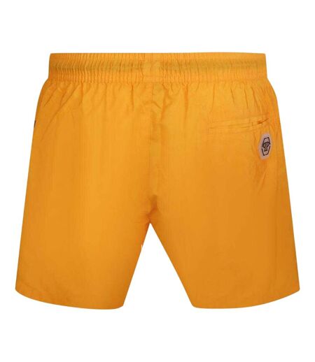 Mens Polyester Pin Up Board Shorts Orange Philipp Plein
