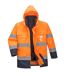 Portwest Mens S162 3 in 1 Lite Hi-Vis Jacket (Orange/Navy) - UTPW454