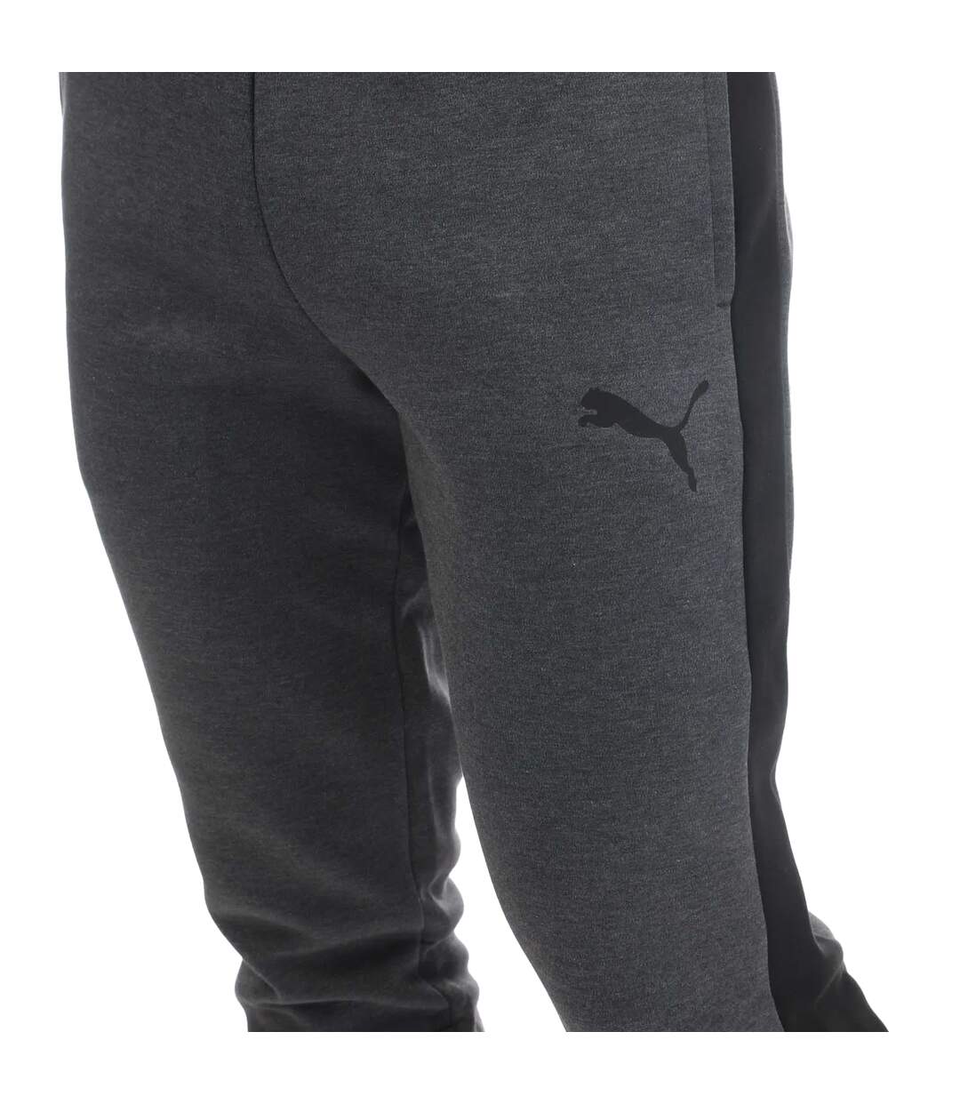 Mens Evostripe Core Jogging Bottoms Grey Heather Puma-3