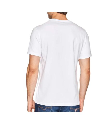 T-shirt Blanc Homme Guess Blurry - L