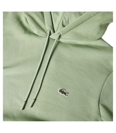 Sweat À Capuche Motif/style Logo Homme Gris Marron Lacoste