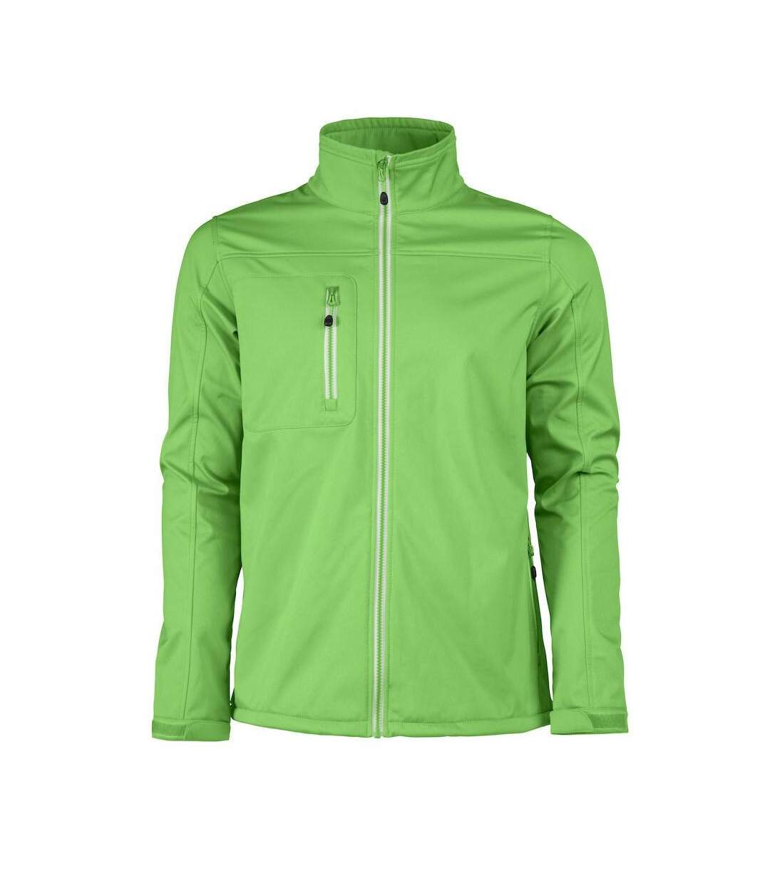 Mens Vert Soft Shell Jacket Lime Printer RED-1