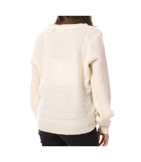 Pull Écru Femme Vero Moda Parker - S