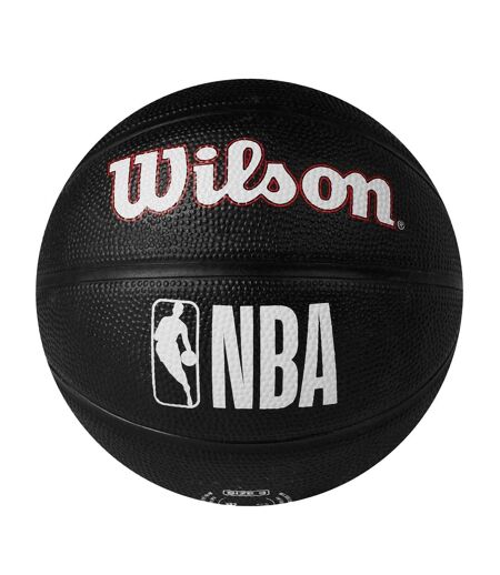 Mini Ballon De Basket Chicago Bulls Taille 3 Noir Rouge Wilson