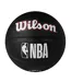 Mini Ballon De Basket Chicago Bulls Taille 3 Noir Rouge Wilson-2
