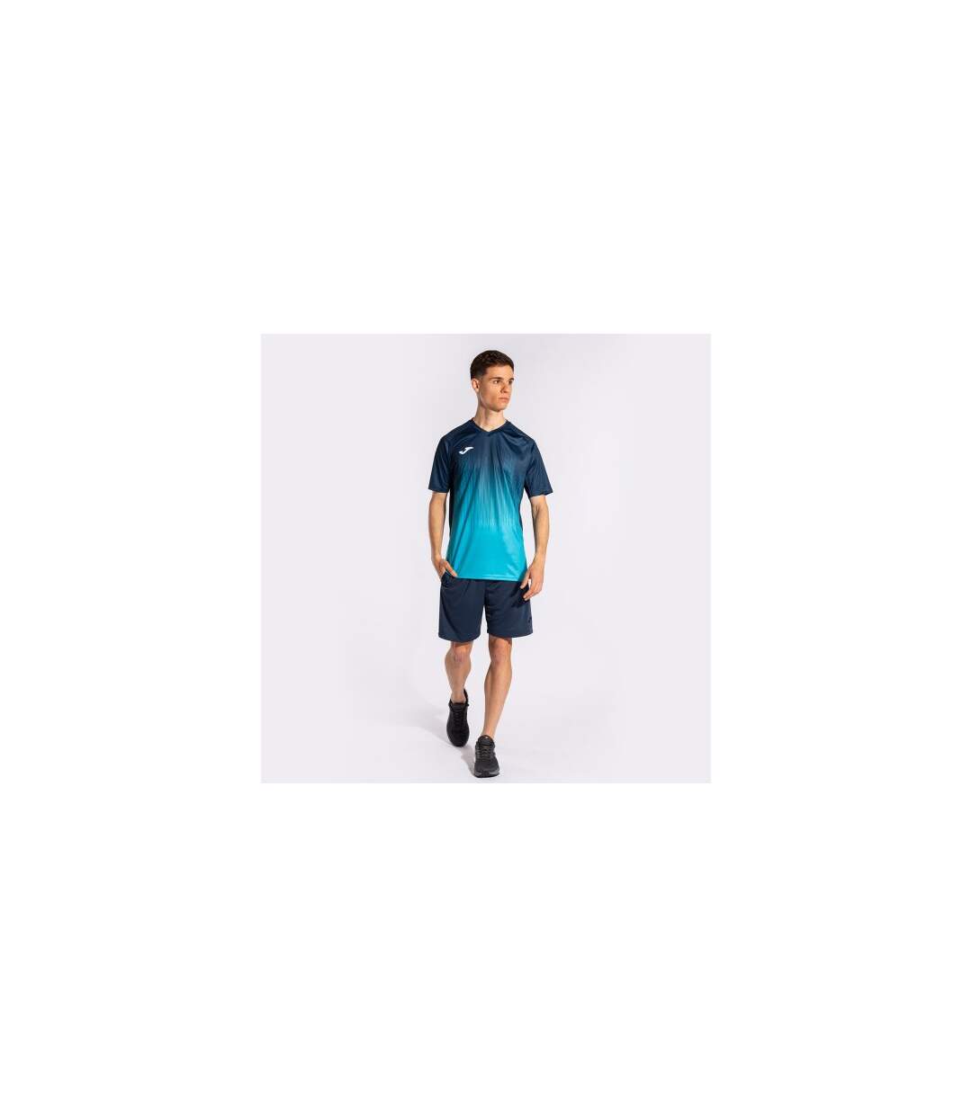 T-shirt Motif/style Dégradé Délavé Enfant Bleu Marine Foncé Bleu Joma-1
