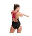 Maillot De Bain 1 Pièce Motif/style À Rayures Medley Medalist Femme Noir Rose À Rayures Speedo-3