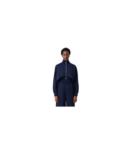 Sweat Femme Bleu Marine Lacoste