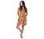 Robe courte été coupe ample MAJA motif fleuri lumineux Coton Du Monde-1