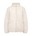 Veste Polaire Unie Et Texturée À Col Montant Feathery Femme Blanc Trespass-2