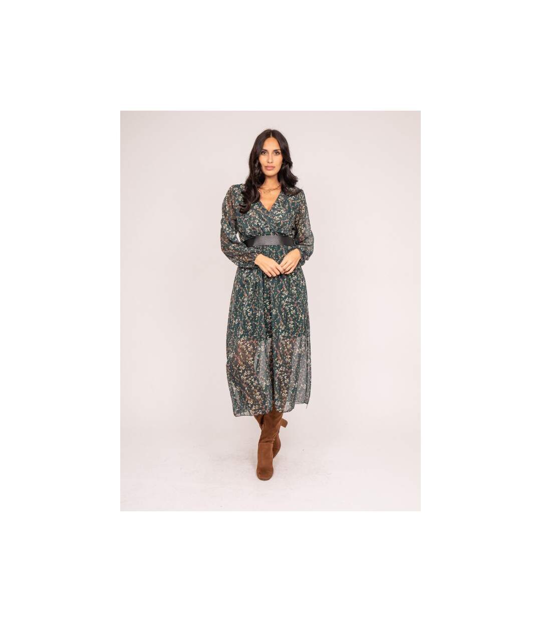 Robe longue motifs INCA - Dona X Lisa-4