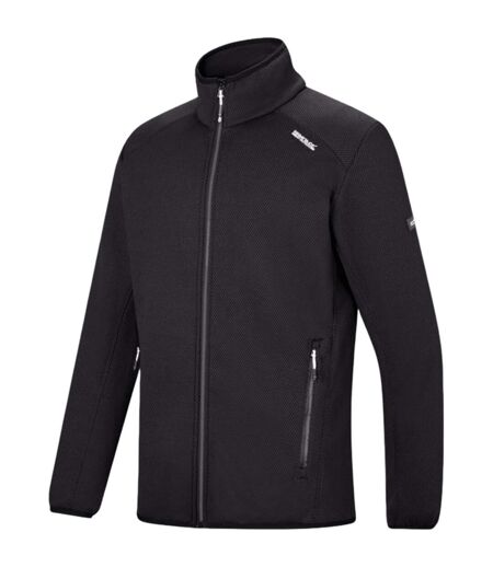Veste Polaire Col Montant Motif/style Détail Contrasté Torrens Homme Tout Noir Regatta