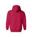 Sweatshirt à capuche unisexe rouge cerise Gildan