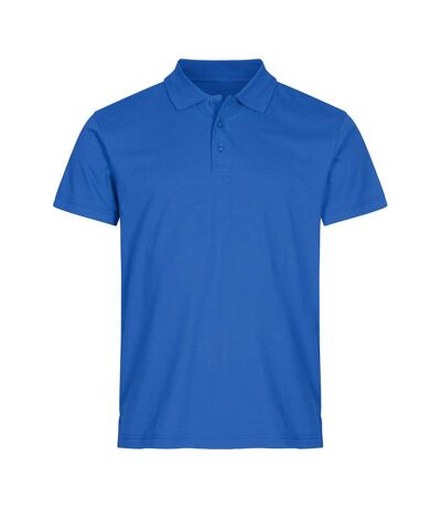 Unisex Adult Single Jersey Polo Shirt Royal Blue Clique
