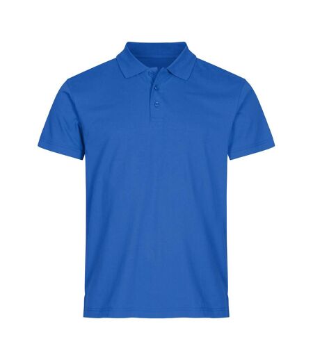 Unisex Adult Single Jersey Polo Shirt Royal Blue Clique