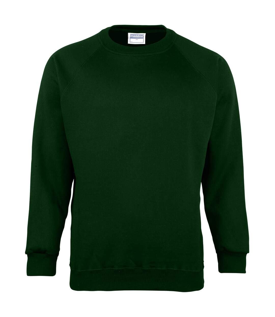 Sweatshirt homme vert bouteille Maddins-1