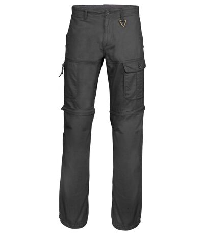 pantalon homme multipoches transformable bermuda K785 - noir