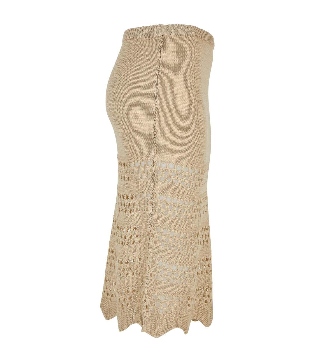 Jupe Motif/style Crochet Femme Blanc Cassé Urban Classics-4
