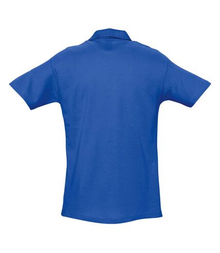 SOLS Mens Spring II Short Sleeve Heavyweight Polo Shirt (Royal Blue) - UTPC320