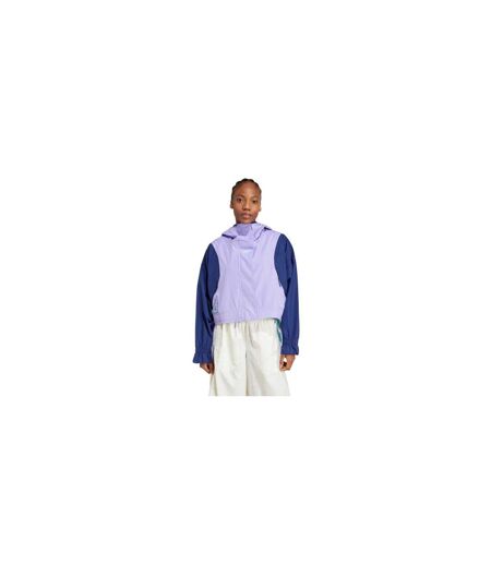 Womens/ladies Arsenal Fc Windbreaker Light Purple Adidas