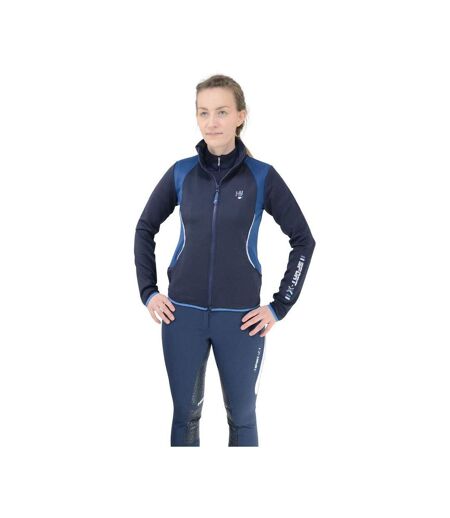 Fashion Womens/ladies Sport Dynamic Jacket Navy Petrol Blue Hy