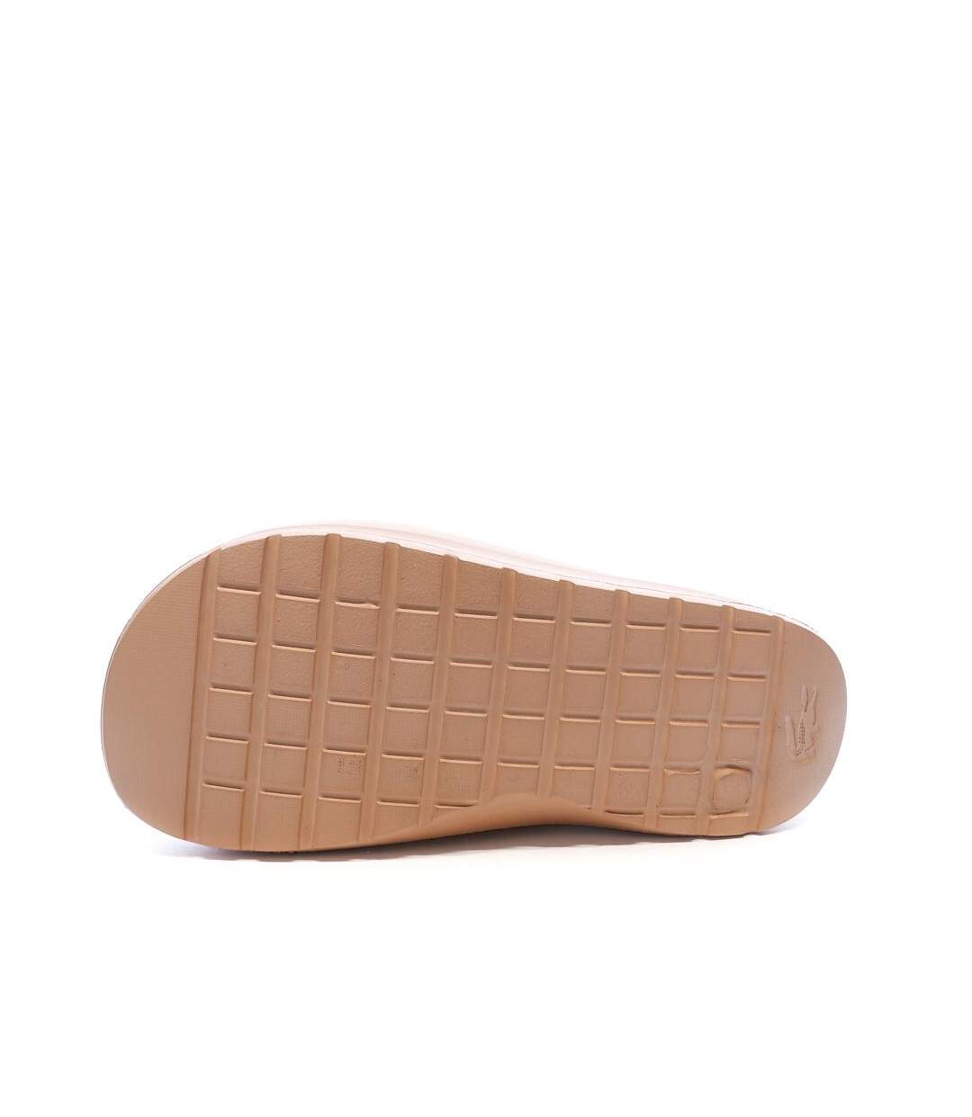Claquettes vieux rose femme lacoste serve slide 2.0-2