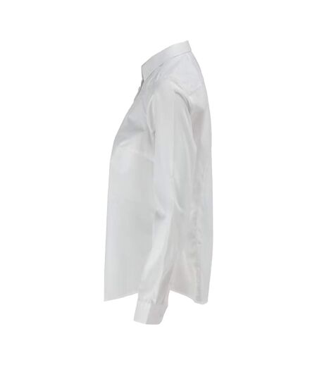Womens/ladies Frontline Poplin Shirt White Mascot