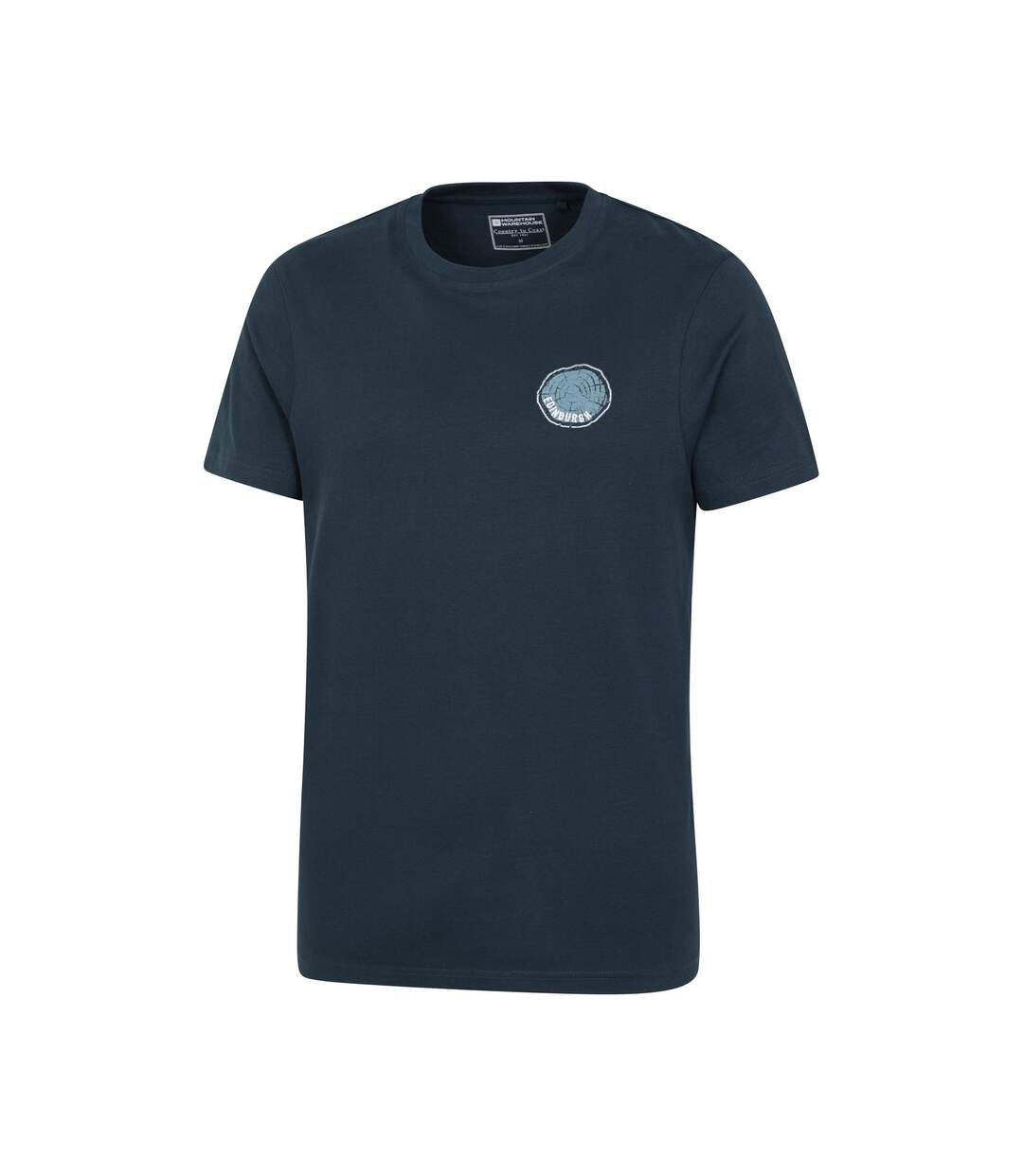 T-shirt Edinburgh Homme Bleu Foncé Mountain Warehouse-2