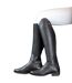 Womens/ladies Albina Leather Long Riding Boots Black Moretta-1