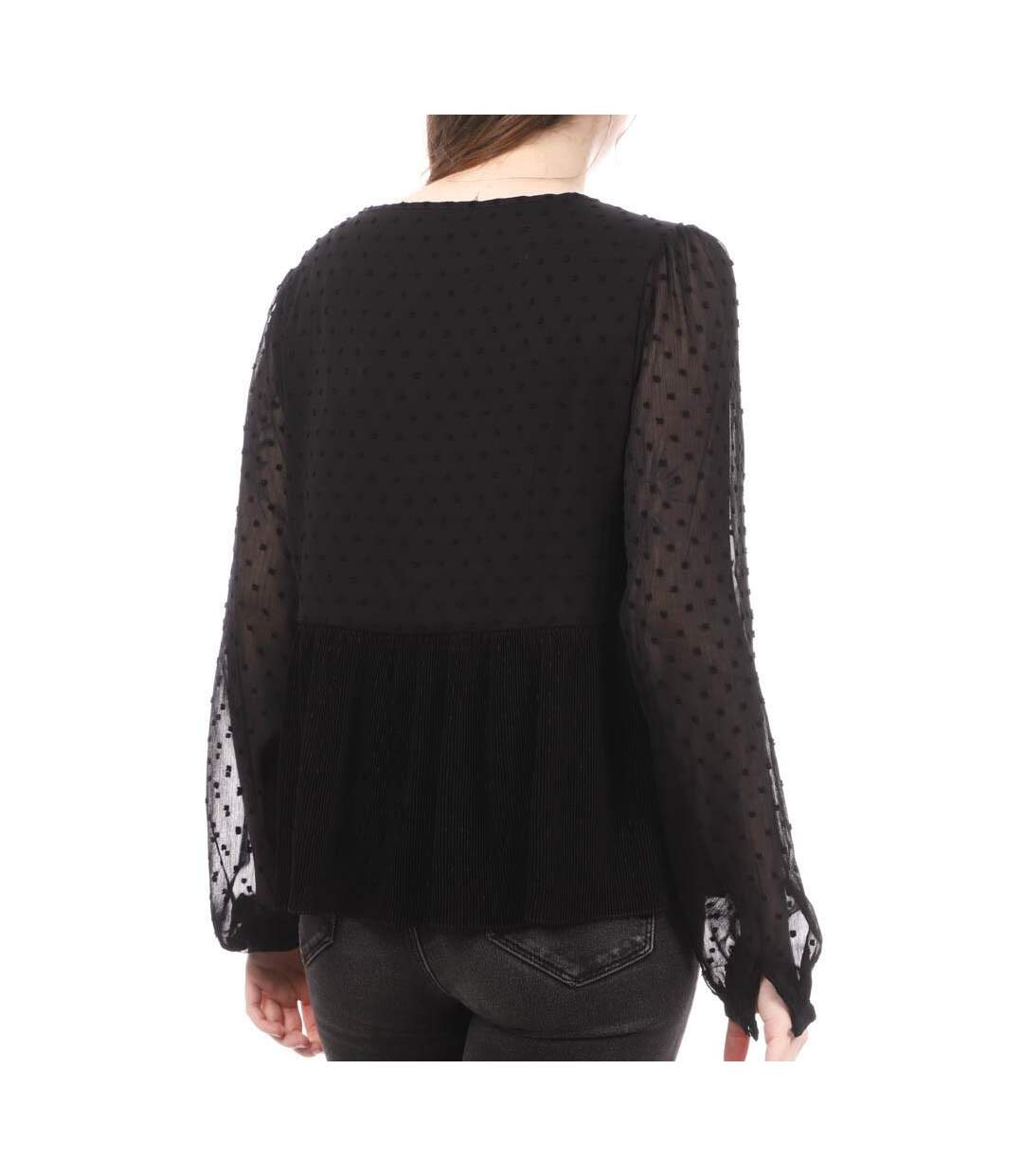 Blouse Noir Femme Teddy Smith Phylo - S-2