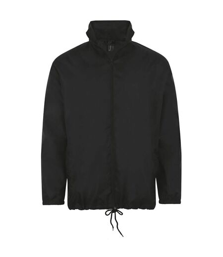 SOLS Unisex Shift Showerproof Windbreaker Jacket (Black) - UTPC2732
