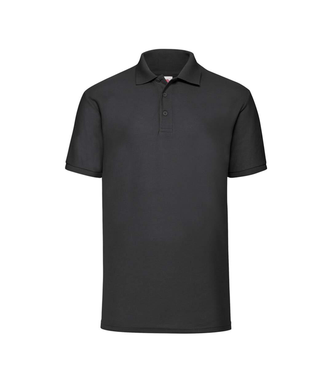 Polo 65/35 Homme Noir Fruit Of The Loom-1