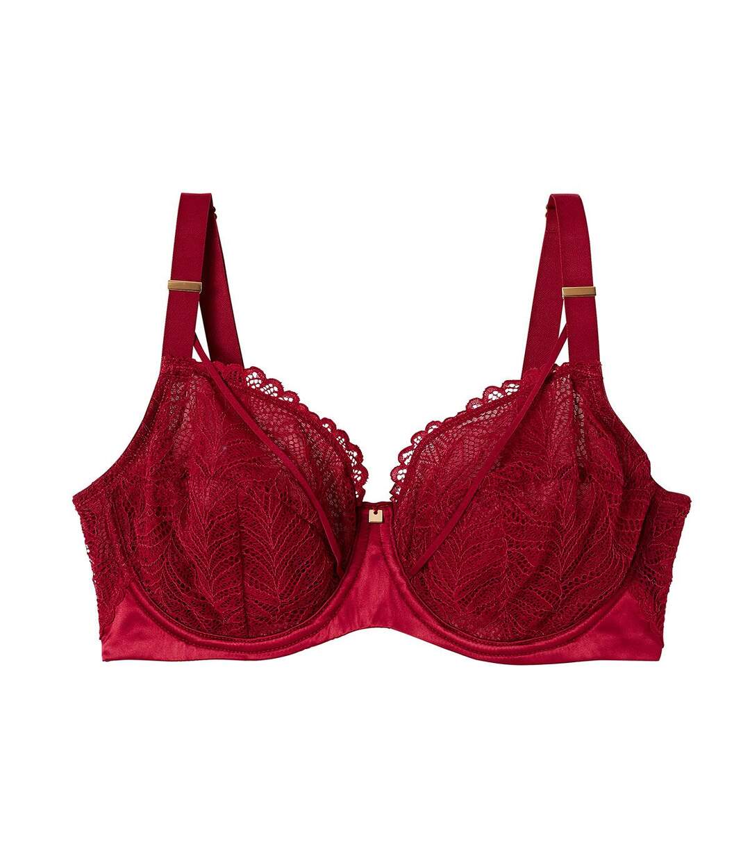 Soutien-gorge grand maintien bordeaux Amsterdam-1