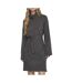 Robe Pull Grise Femme Vila Rollneck - L