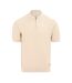 Polo Manches Courtes Motif/style Tricoté Homme Beige Firetrap-1