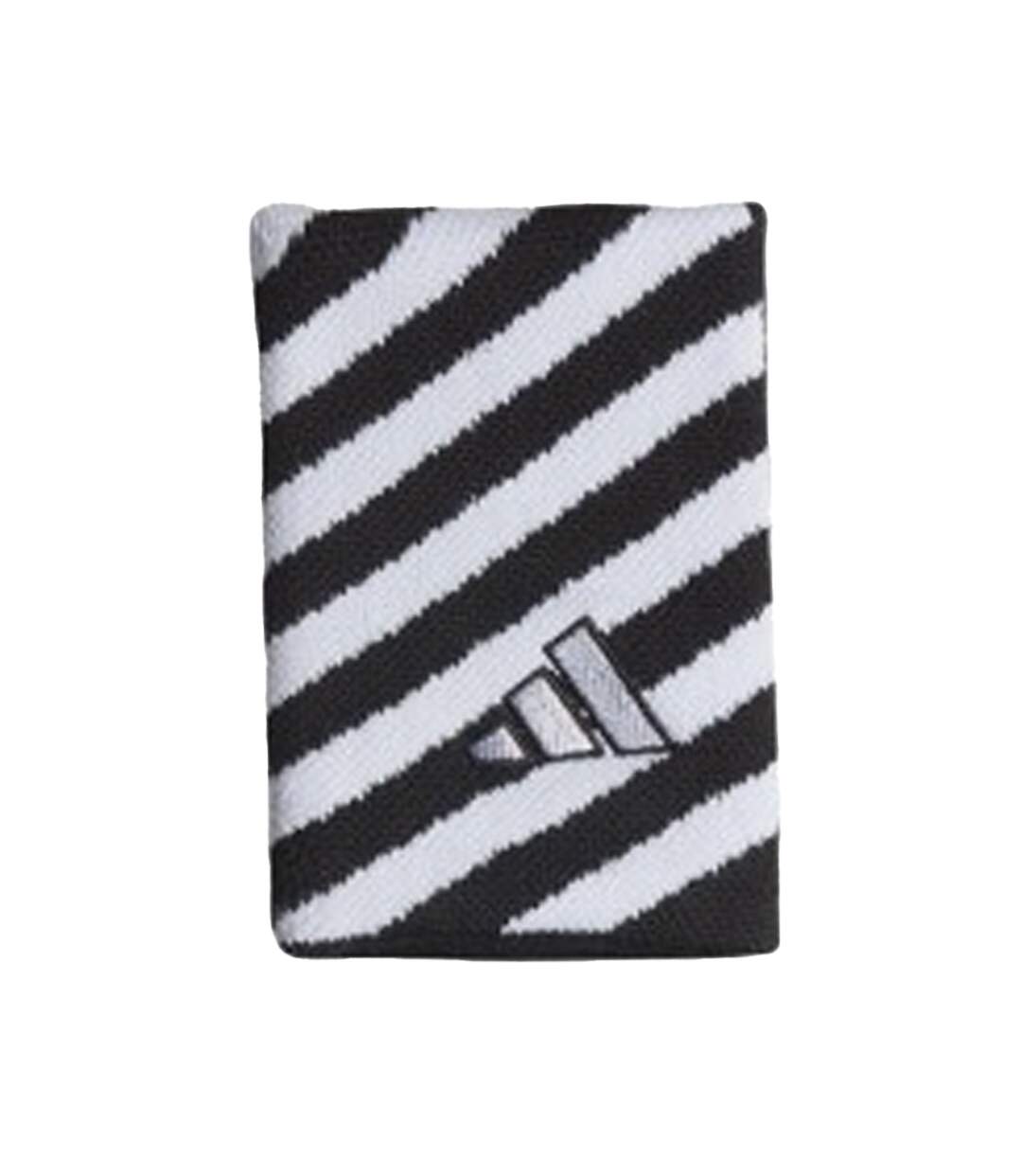 Bracelet Tennis Motif/style Rayures Contrastées L Noir Blanc Adidas-1
