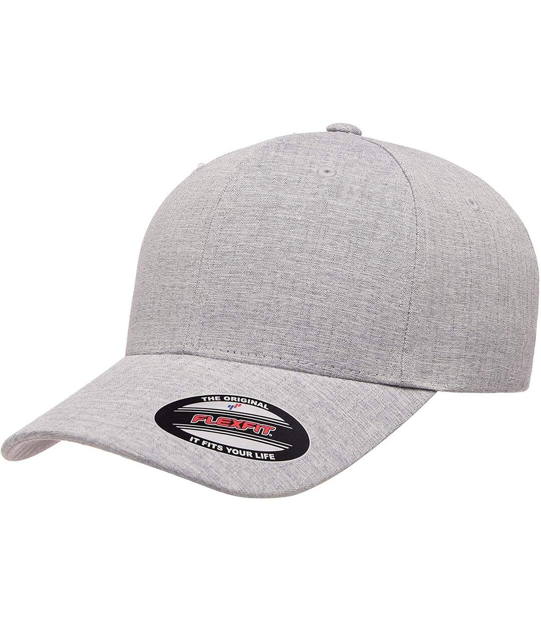 Casquette heatherlight adulte gris chiné Flexfit